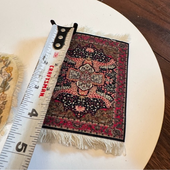 Vintage dollhouse accessories rugs - Picture 2 of 5